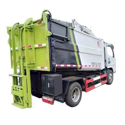 China Garbage Processing 5 Tons Vehicle Scrap Garbage Truck Garbage Collection Truck Compactor At Cost Price for sale