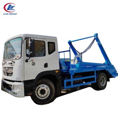 China Garbage Processing 4*2 LHD RHD Dongfeng 12tons Rotary Swing Arm Garbage Truck for sale