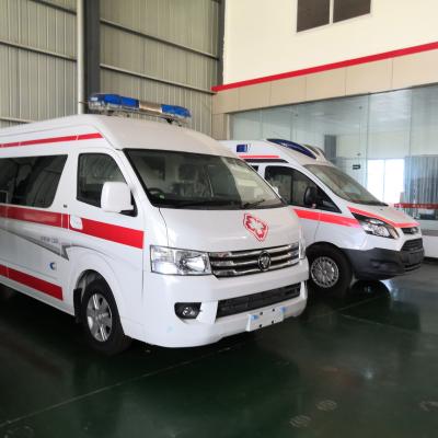 China Emerging Right Hand Drive Ambulance 4x2 Ambulance Cheap Price Car Ambulance Foton Ambulance For Sale for sale