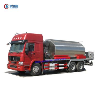 China Sino howo 330 HP hotels 10000 liter asphalt storage tanks for sale