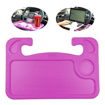 China Business/Store Luxury Wholesale Multifunctional Portable Laptop Food Computer 2 in 1 Car Steering Wheel Tray for sale