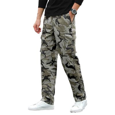 China Wholesale Fashion Anti-Wrinkle Unisex Pants Military Straight Leg Camouflage Cargo Pants Man Trousers For Men for sale