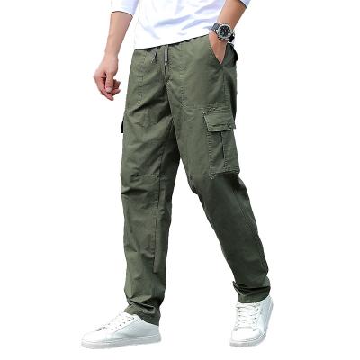 China Anti-Wrinkle Mens Cotton Military Tactical Pants Army Fans Combat Rise Hunting Multi Pockets Cargo Breeches Trousers for sale