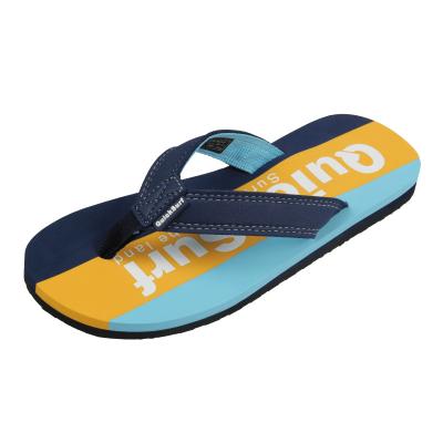 China Cushioning Casual Slippers Rubber Flip Flops And Eva Material Comfortable Summer Beach Wear For Men for sale