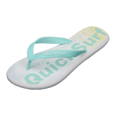 China 2021 SummerWholesale Latest SummerWholesale Fashion Light Green Girl Beach Sandals Flip Flop Damping for sale