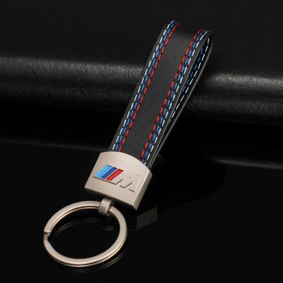 China Leather Rope Key Chain Key Chain For Car Hand - Loop Woven Key Chains Couple Gift Auto Detachable Metal Luxury Key Chains for sale