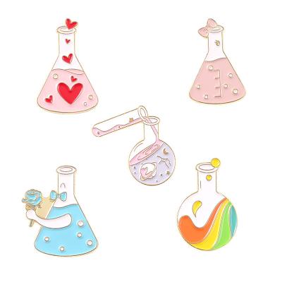 China art & Cell Science Chemistry Pharmacist Brooch Badge Lapel Jewelry Biological Experimental Microbial Collectable Gift For Friends for sale