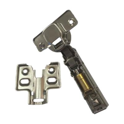 China Modern Furniture Cabinet Hardware Hinge 35 Mm Shielding Full Covered Clip On Kitchen Soft Close Hydraulic Hinge for sale