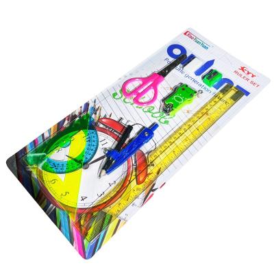 China School Student Personalized Stationary Gift Set 9 Pcs Kids Stationery Eco-Friendly Nail Clippers Gift Set Creative Stationery Set for sale