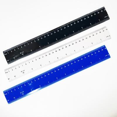 China School student 016 criteria fashion ruler for stationary design factory price supplier 12 inch school plastic ruler for sale