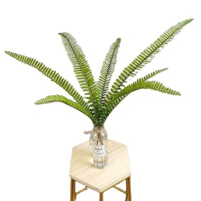 China YD8605 Modern Artificial Fern Hanging Greenery Plant, Indoor Outdoor Hanging Wall Plant Fern for sale