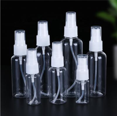 China New 50ml Personal Care Products Plastic Cosmetic Bottle Empty Plastic Bottles With Spray Cap for sale