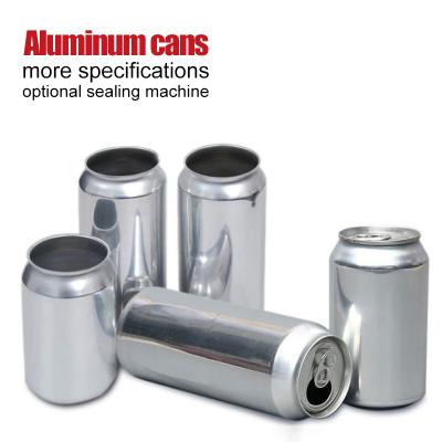 China Beverage pop cans 330ml 473ml aluminum metal can for beverage juice beer industry canning latas de aluminio for sale