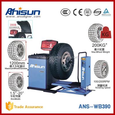 China wheel balancing machine used tire service trucks sale WB390 for sale