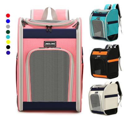 China Luxury Stored Bag Cat Travel Bag Transparent Breathable Outdoor Mesh Pet Bag Pet Carrier China Manufacture for sale