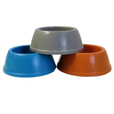 China Customized Sustainable 270ml Stainless Steel Dog Water Bowl For Small Dogs Biodegradable Bamboo Fiber Pet Bowl for sale