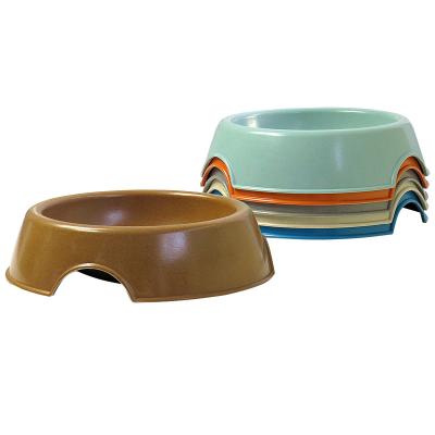 China Sustainable Eco Friendly Bamboo Fiber 270ml Pet Bowl For Small Dogs And Cats Easy To Clean Melamine Dog Bowl for sale