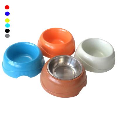 China Wholesale Viable China Fancy Cat Bowl Non Slip Stainless Steel Luxury Dog Bowl Eco-Friendly Fiber Bamboo Pet Bowl for sale