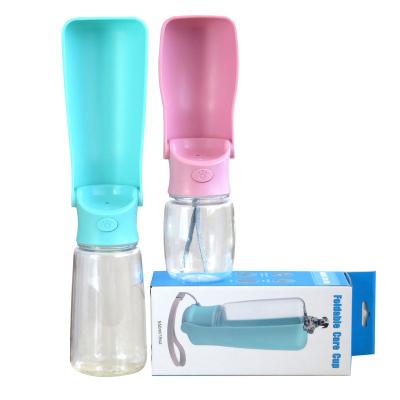 China Custom Viable High Quality Portable Dog Water Bottle Travel Outdoor Cat Water Bottle Pet Water Dispenser for sale