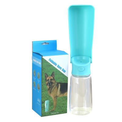 China 2022 New Design 500ml Leak Proof Dog Travel Viable Outdoor Walking Water Bottle Cat Water Bottle Pet Water Bottles for sale