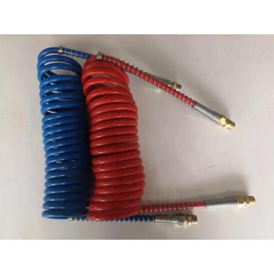 China American Trucks US Truck Parts American Truck Air Brake Coil Type Hose Red And Blue 15 Foot Set for sale