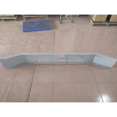 China Semi MackTruck Front Bumper 8 Gauge Aluminum Truck Bumpers Electrostatic Sprayed for sale