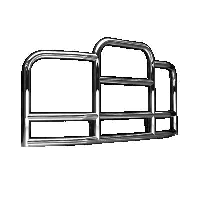 China Hot Selling 304 Grade Stainless Steel Affordable Cascadia Commercial Truck Front Bumper Bars And Guard Bullbars Deer Truck Parts for sale