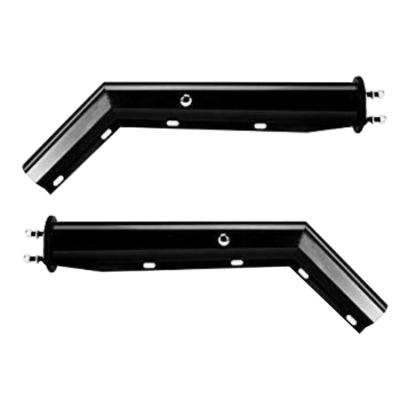 China Taper Style Semi Mud Fin Trailer Truck Mud Fin Hanger 1.125 Inch Bolt Spacing Angled Mud Fin Hanger 28