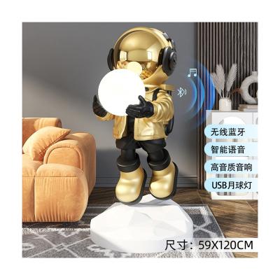 China Life Size Astronaut Changing Color Night Light Astronaut 120cm Living Room Decor From Europe Dropship With Bluetooth for sale