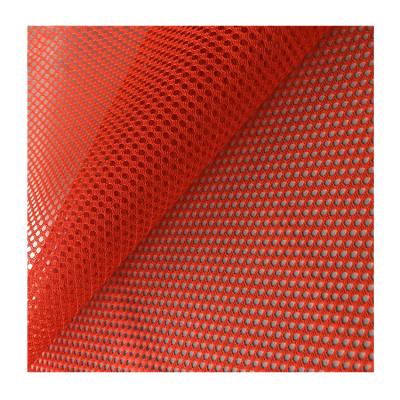 China High Visibility Hot Sale EN20471 Flame Retardant Polyester Mesh Reflective Fabric Fluorescence Fabric For Vests for sale