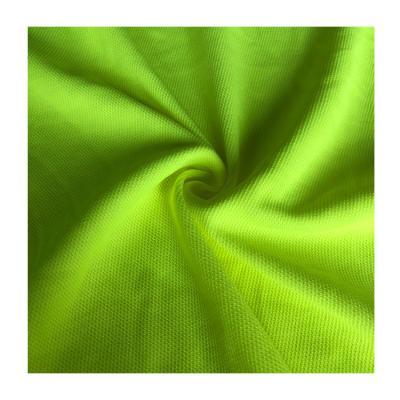 China Traffic Uniforms Anti-Static Reflective Breathable Cotton Polyester Fluorescent HIVI Fabric For Vest for sale