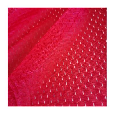 China 100% Sportswear Mesh Polyester Anti-Static Mesh Fabric For Men's T-shirt Vest Fabric for sale