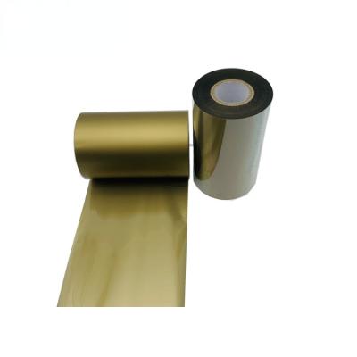 China COMPATIBLE Custom Barcode Wax Gold Color Thermal Transfer Ribbons Label Printer Ribbon 60mmx300m For All Brands Barcode Printers for sale