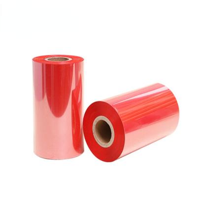 China Compatible Custom Color High Performance Printer Barcode Ribbon Resin Ribbons Red Barcode Carbons for sale