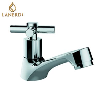 China Faucets Lanerdi Chrome Metered Brass Basin Faucet for sale