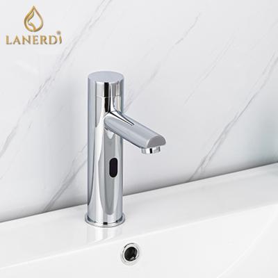 China Metered Faucets Aqua Touch Self Closing Sensor No Touch Basin Faucet Mixer Taps Tap Griferia Sensor Griferia Infrarrojo Griferia De Sensor Griferia for sale