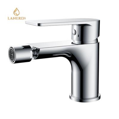 China UK Style Hot And Cold Health Metered Faucets 1 Hole Basin Basin Bidets Faucet Mixer Tap Mixer for sale