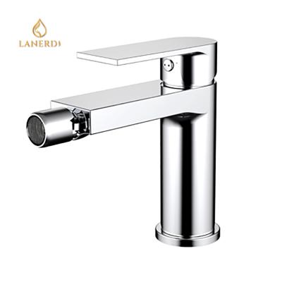 China Polish Brass Metered Faucets Lanerdi Chrome Bidet Basin Faucet for sale