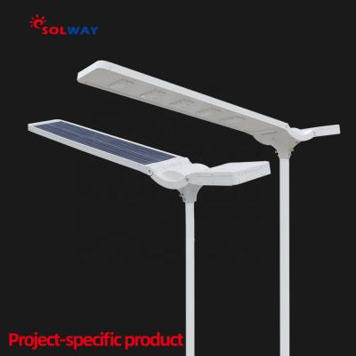 China ROAD Solway Project Integrated IP66 Rating Led Street Light 60w Solar Outdoor Road Lamps for sale