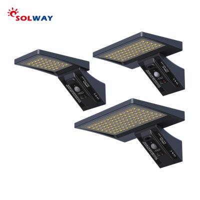 China Solway Garden for Resort Villa Landscape Solar Motion Sensor Led Smart Outdoor Solar Wall Garden Light IP65 Decorative Wall Light for sale