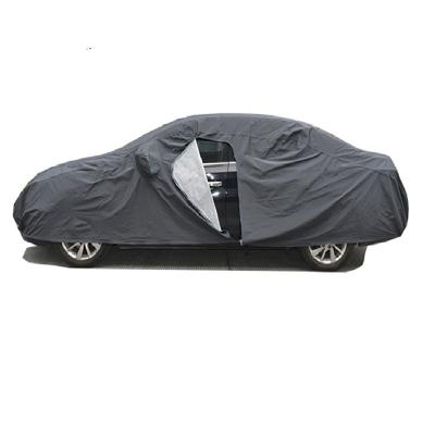 China Brief & Price Color PVC Cotton Car Cover All Weather Protected Outdoor Cover Cheap Price Anti-snow Dustproof Simple Waterproof 270G 300G PVC Coating 250G for sale