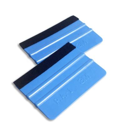 China With Nonwoven Fabric Or Without Vinyl Wrap Car Sticker Film Rubber Plastic Squeegee Square Spatulas Tool Auto Window Tint Installation Cleaning Tool Scraper for sale