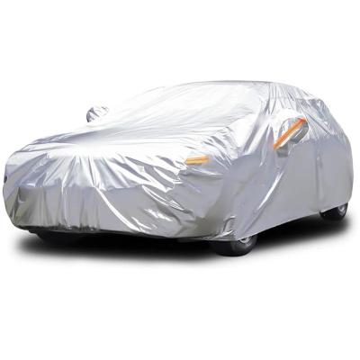 China Car Coat Cover Customized Logo Polyester Cotton Car Coat Cover High Quality PEVA Waterproof Car Cover Dustproof And Breathable Suv Car Cover for sale