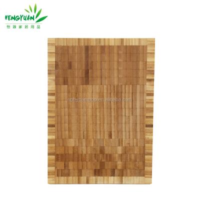 China Sustainable Cooking Tools Ladder End Grain Bamboo Cutting Board for sale