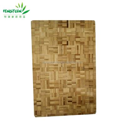 China Sustainable Cheap Bamboo End Grain Butcher Block Cutting Board Wholesale for sale