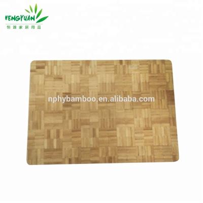 China Sustainable Bamboo Product End Grain Bamboo Steak Cutting Board for sale