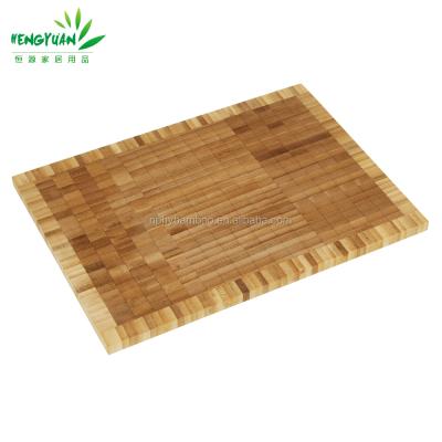 China Sustainable Light End Bamboo Grain Vegetable Cutting Board for sale