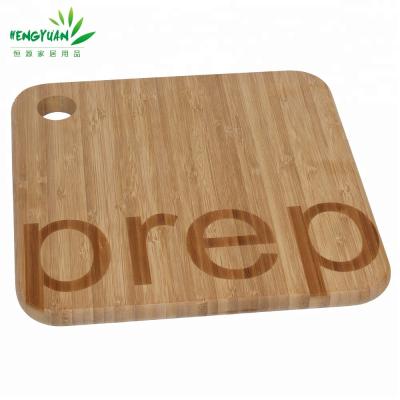 China Viable wholesale bamboo wood mini cutting board with logo for sale