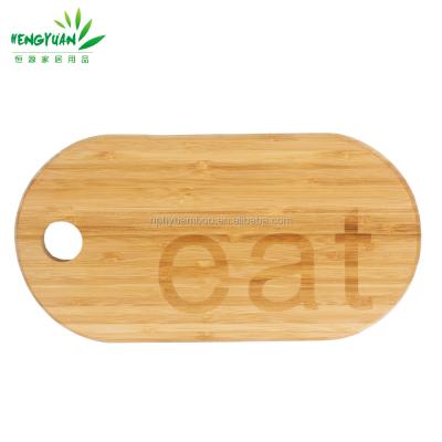 China Sustainable High Quality Bamboo Cheese Cutting Board With Logo for sale