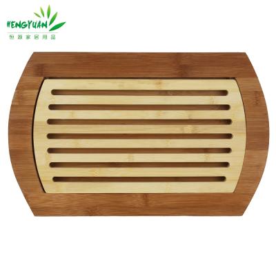 China Factory price viable bamboo wooden cutting board for bread for sale